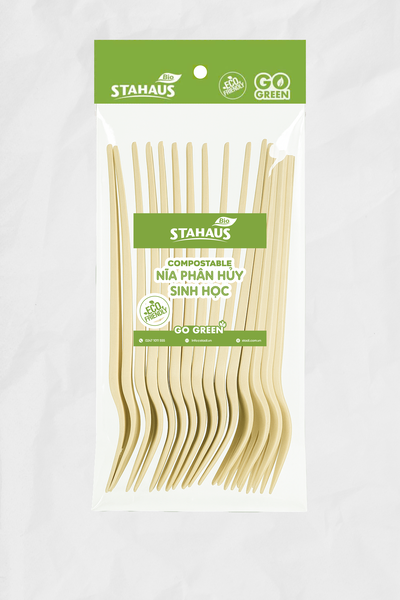 Nĩa/ Dĩa phân hủy sinh học Stahaus Bio