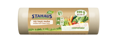 Túi đựng thực phẩm PHSP STAHAUS BIO 18x28cm (220g/cuộn)