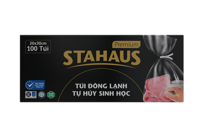 Túi đông lạnh THSH cao cấp STAHAUS Premium 20x30cm hộp 100 túi