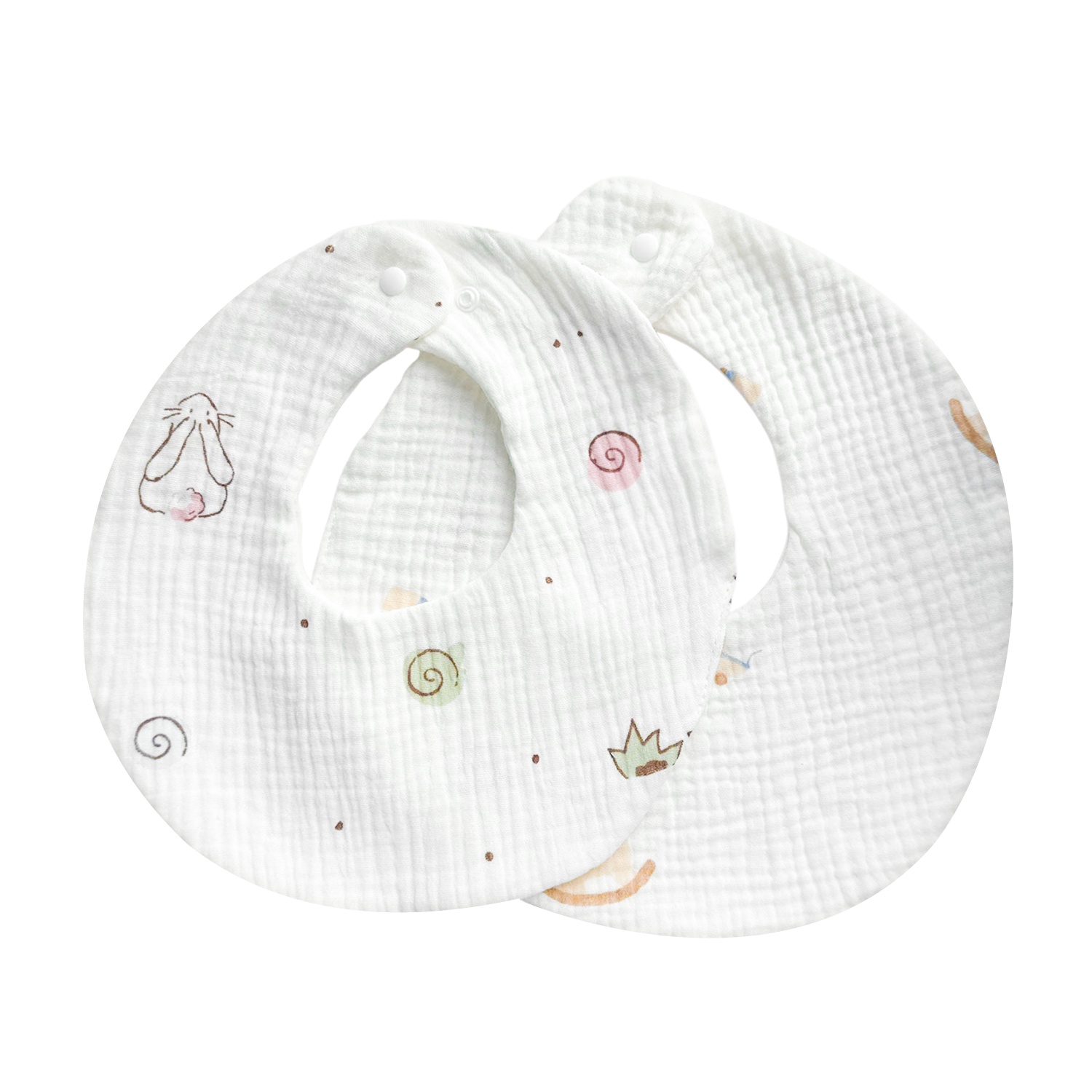 Yếm tròn muslin