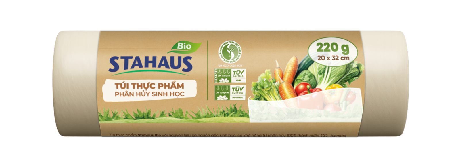 Túi đựng thực phẩm PHSH STAHAUS 20x32cm (220g/cuộn)
