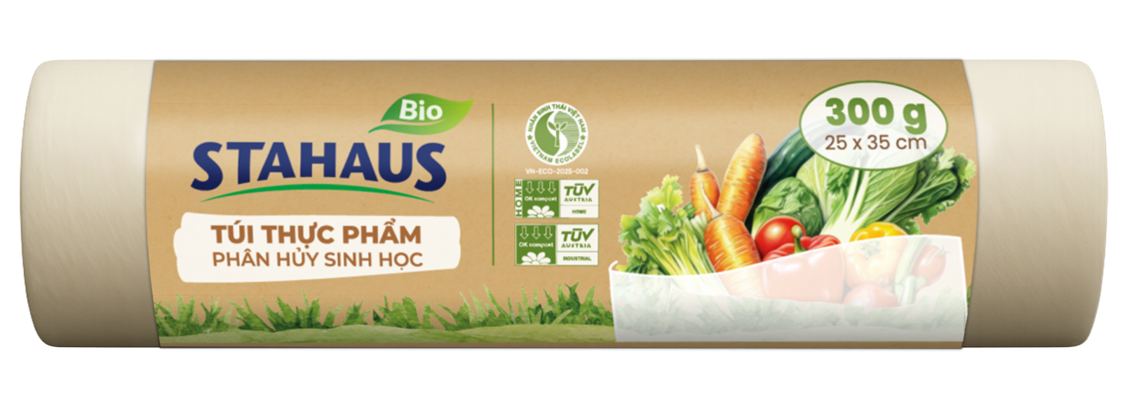 Túi đựng thực phẩm PHSH STAHAUS 25x35cm (300g/cuộn)