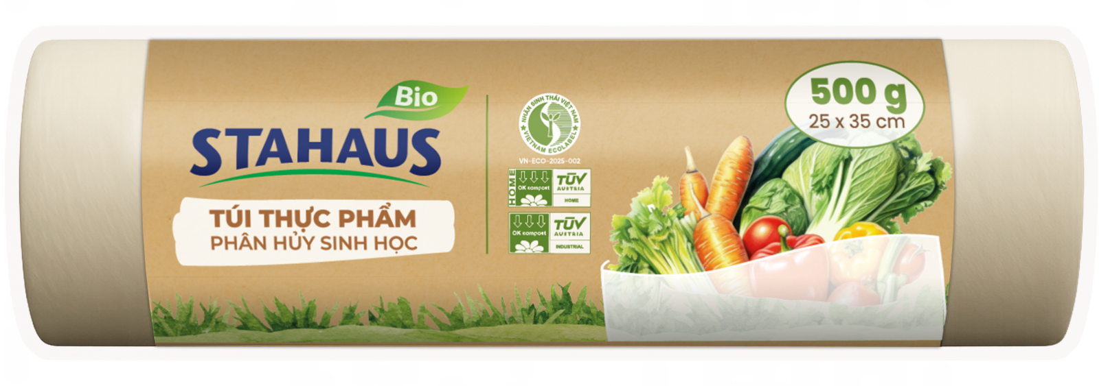 Túi đựng thực phẩm PHSH STAHAUS 25x35cm (500g/cuộn)